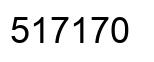 Número 517170 imagen negro