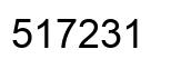 Número 517231 imagen negro