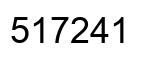 Número 517241 imagen negro