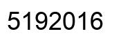Number 5192016 black image