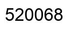 Número 520068 imagen negro