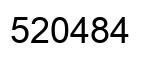 Número 520484 imagen negro