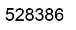 Number 528386 black image
