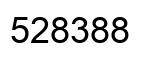 Number 528388 black image