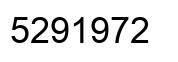 Número 5291972 imagen negro