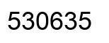 Number 530635 black image