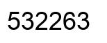 Número 532263 imagen negro