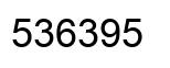 Number 536395 black image