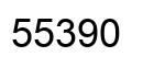 Number 55390 black image