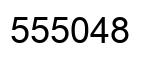 Number 555048 black image