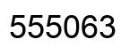 Number 555063 black image