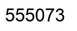 Number 555073 black image