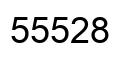Number 55528 black image