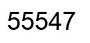 Number 55547 black image