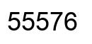 Number 55576 black image