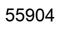 Number 55904 black image