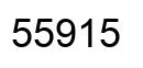 Number 55915 black image