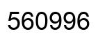 Number 560996 black image