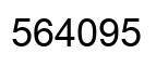 Número 564095 imagen negro