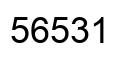 Number 56531 black image