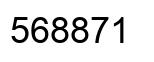 Number 568871 black image