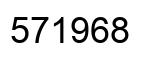 Number 571968 black image