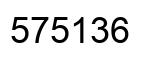 Número 575136 imagen negro