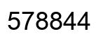 Number 578844 black image