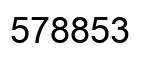 Number 578853 black image