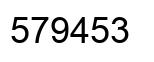 Número 579453 imagen negro