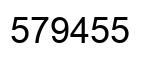 Número 579455 imagen negro
