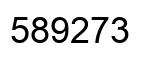 Número 589273 imagen negro