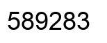 Número 589283 imagen negro
