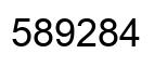 Número 589284 imagen negro