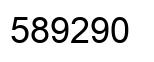 Número 589290 imagen negro