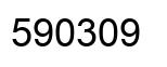 Number 590309 black image