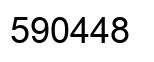 Number 590448 black image