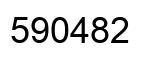 Number 590482 black image