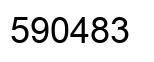 Número 590483 imagen negro