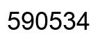 Número 590534 imagen negro