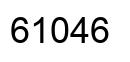 Number 61046 black image