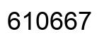 Number 610667 black image