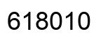 Number 618010 black image