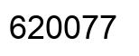 Number 620077 black image
