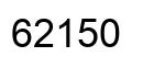 Number 62150 black image