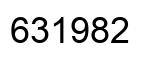 Número 631982 imagen negro