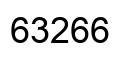Number 63266 black image