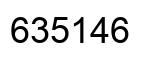 Number 635146 black image
