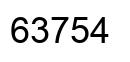 Número 63754 imagen negro