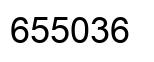 Number 655036 black image